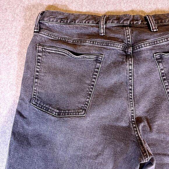 Gap Mens Jeans Black Size 38x34 (38x32) Straight Denim - Picture 11 of 12